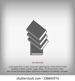 Books icons in vector.