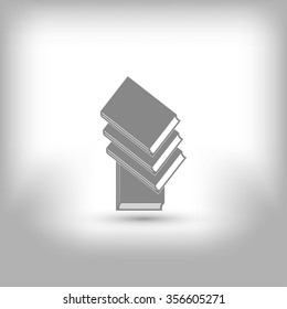 Books icons in vector.