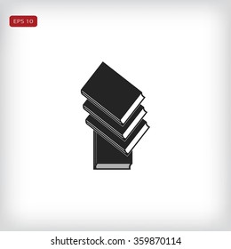 Books icons in vector.
