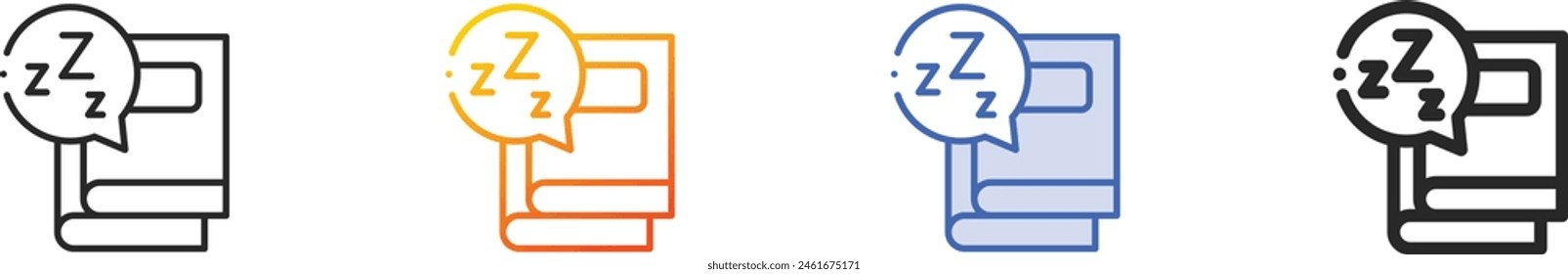 books icon.Thin Linear, Gradient, Blue Stroke and bold Style Design Isolated On White Background