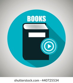 books isolated design, vector illustration eps10 graphic 