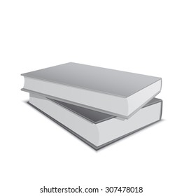 Books Isolated On White background