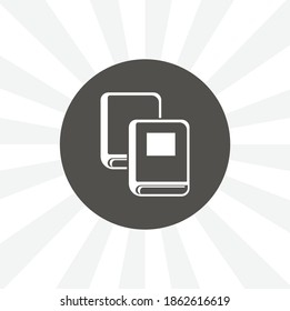 books isolated vector icon. education design element