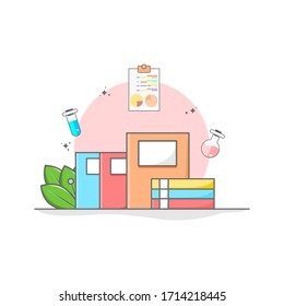 libros para aprender química en el diseño plano escolar