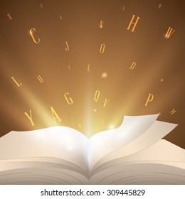 Books library design, vector illustration eps 10.