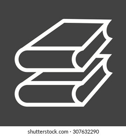 Books, library, education icon vector image.Can also be used for law and order. Suitable for mobile apps, web apps and print media.