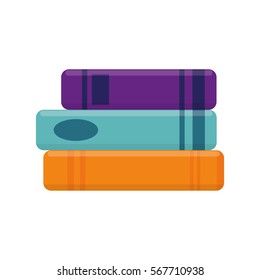 Books library education icon vector illustration graphic design