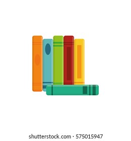 Books library education icon vector illustration graphic design