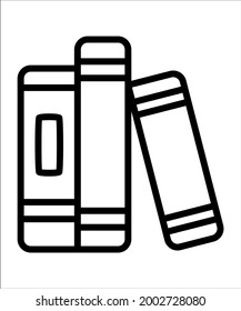 Books, library fully editable vector icon

