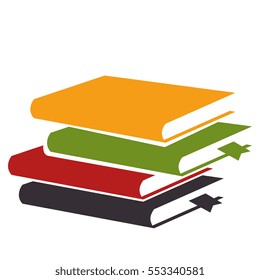 books library isolated icon