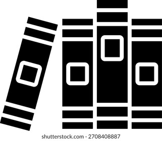 Bücher Linie, Vektorsymbol Design