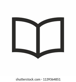 Books logo library icon. Vector
