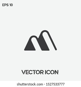 "Books Mountain" vector icon illustration. Ui/Ux. Premium quality. 