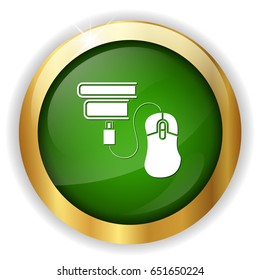 books and mouse icon