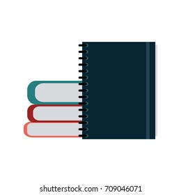 books and notebook icon image 