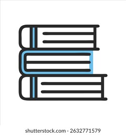 ícone de objeto de livros conceito de design moderno isolado