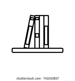 Books on shelf