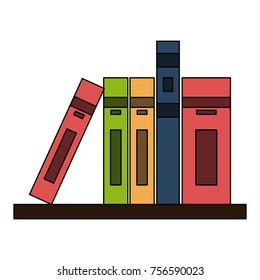 Books on shelf