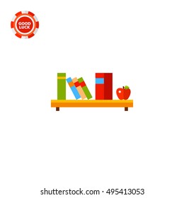 Books on Shelf Icon