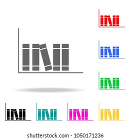 books on the shelf icon. Elements of School and study multi colored icons. Premium quality graphic design icon. Simple icon for websites, web design, mobile app, info graphics on white background