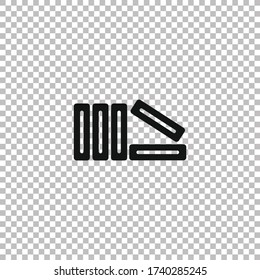 Books on the shelf icon vector illustration