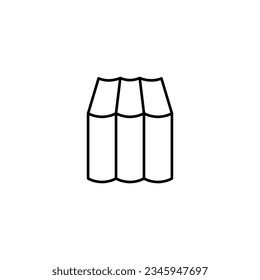 Libros en el símbolo de la línea vectorial de estante. Perfecto para sitios web, libros, tiendas, tiendas. Actrazo editable con estilo de contorno minimalista