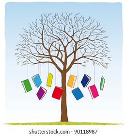 books on the tree