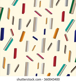 Books pattern paper background