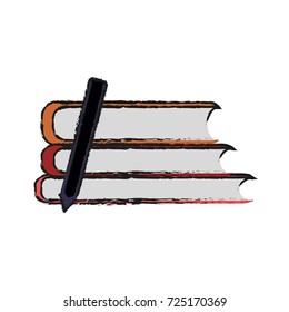 books pile icon image
