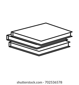 Books piled up