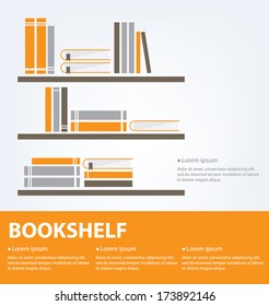 books placed on a bookshelf