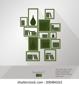 books placed on a bookshelf