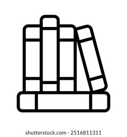Estante de los libros, diseño del Vector de la estantería