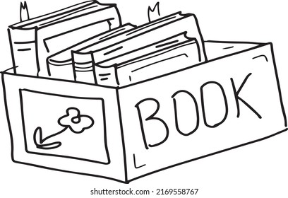 Libros leyendo gráficos dibujados a mano boceto en blanco y negro colorante pegatinas antiestrés por separado en blanco 