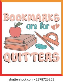 Books and Reading typography design