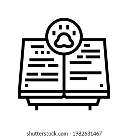 books of remembrance line icon vector. books of remembrance sign. isolated contour symbol black illustration