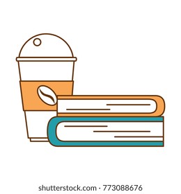 books school with coffee cup