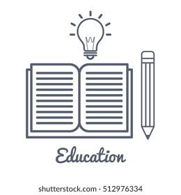 books school isolated icon