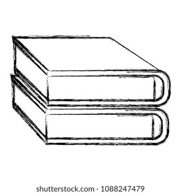 books school pile icon