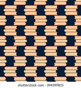 books seamless pattern. Vector illustration