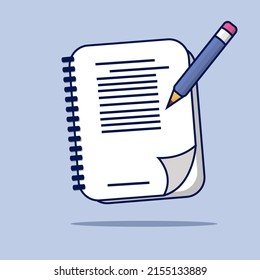 Books and sheets of paper with a background for the office or school vector
