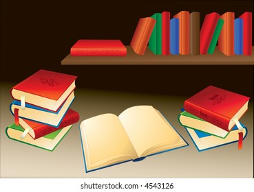 Books shelf