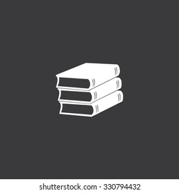 Books sign flat icon