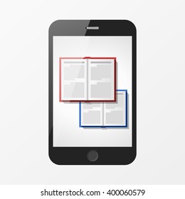 Books in smartphone