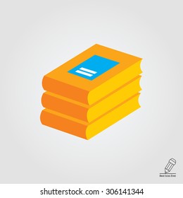 Books stack icon