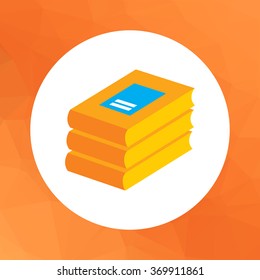 Books stack icon
