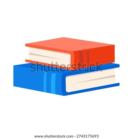 Books stack icon ideal for school websites, online course platforms, academic presentations, marketing flyers and digital education apps.