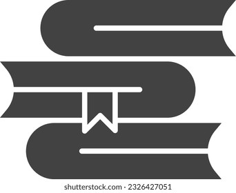 Books Stack Icon image. Suitable for mobile application.