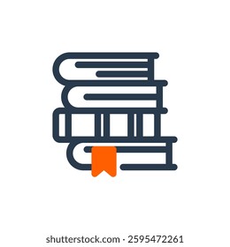 Books for Study Abroad Vector Icon