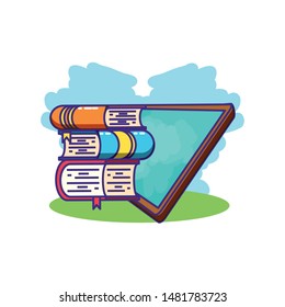 books supplies with board school